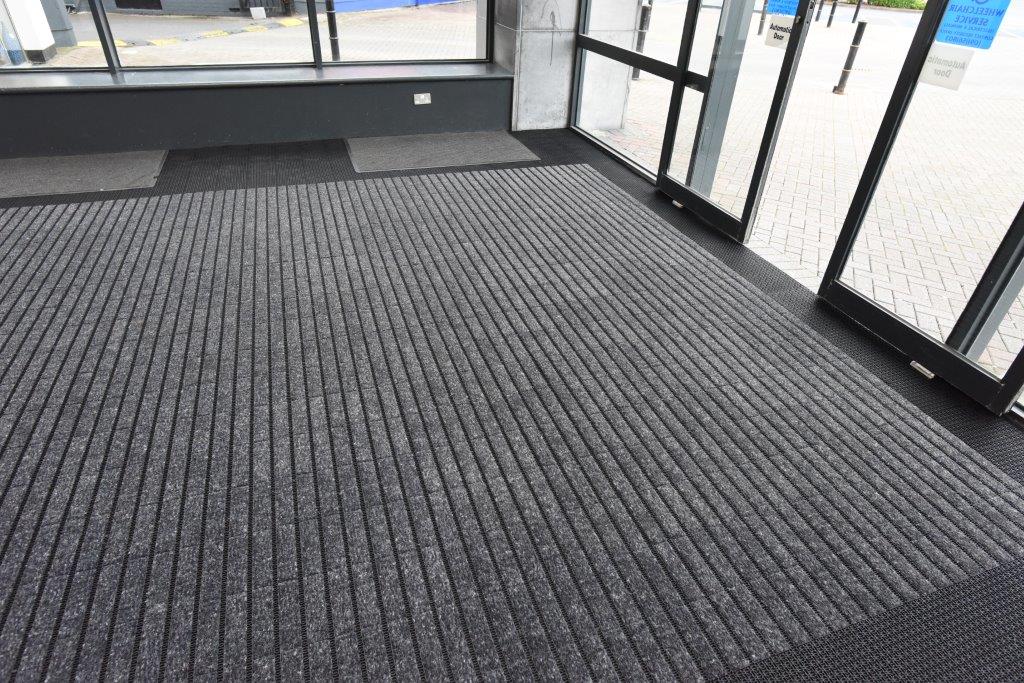 A new Milliken HD entrance mat fitted for Galway Shopping Centre