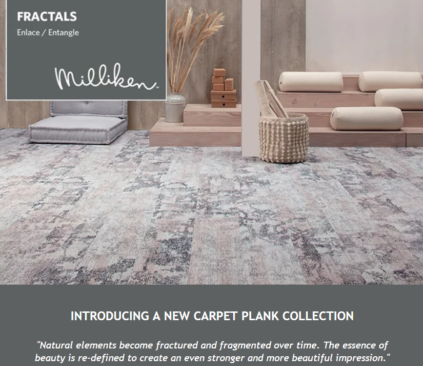 Fractals - A new Milliken carpet plank collection