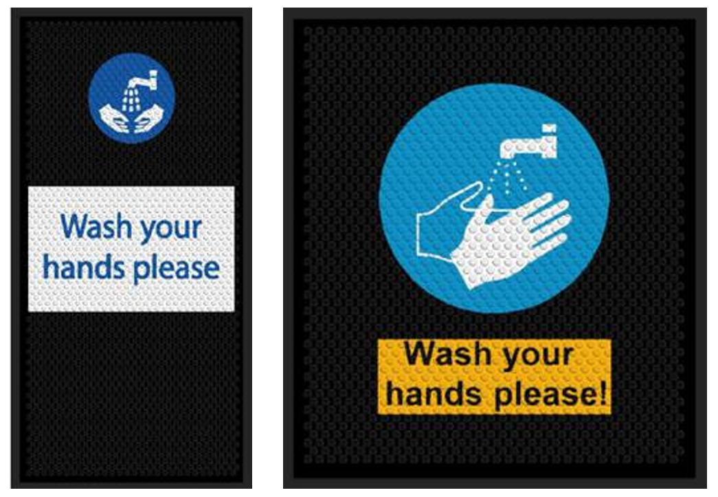 Safety Message Mats & Contamination Control Mats  